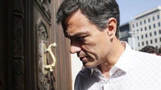 El l&iacute;der del PSOE, Pedro S&aacute;nchez