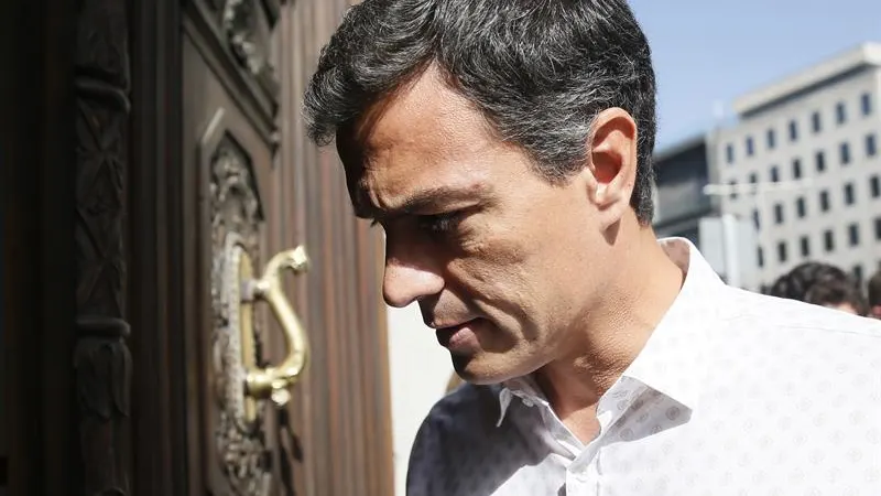 El l&iacute;der del PSOE, Pedro S&aacute;nchez