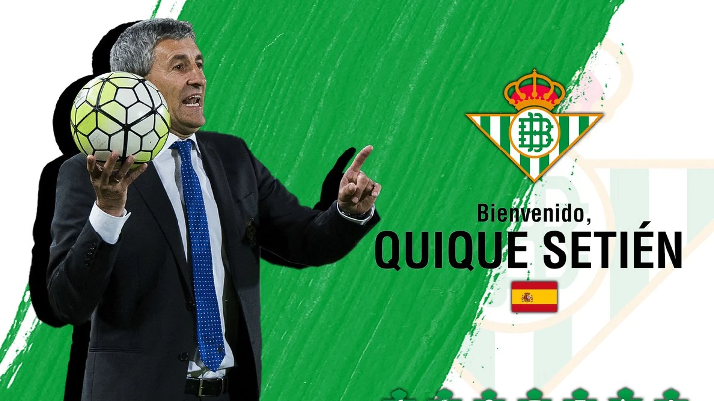 Quique Setién, nuevo entrenador del Betis Quique Setién, nuevo entrenador del Betis