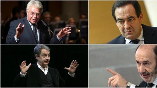 Felipe González, José Bono, José Luis Rodríguez Zapatero y Alfredo Pérez Rubalcaba Felipe González, José Bono, José Luis Rodríguez Zapatero y Alfredo Pérez Rubalcaba
