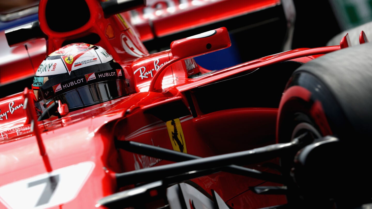 Kimi Raikkonen, rodando en el trazado de M&oacute;naco