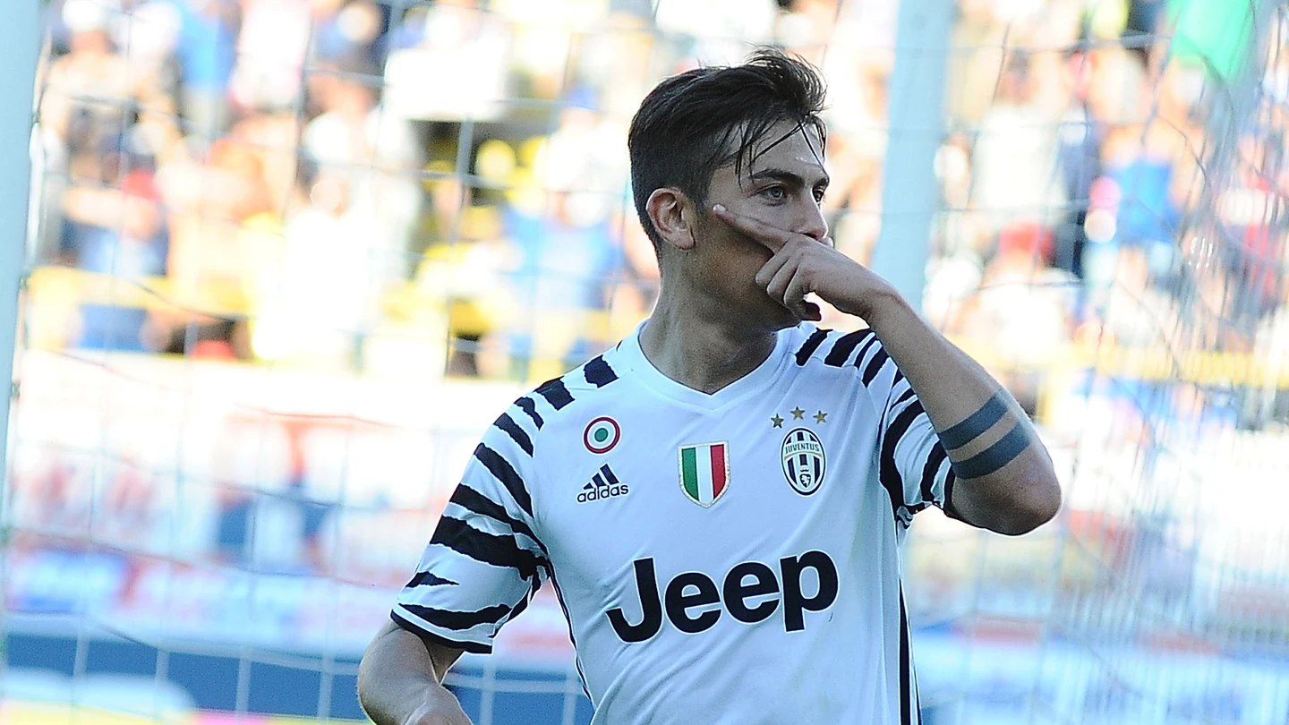 Dybala celebra su gol ante el Bolonia Dybala celebra su gol ante el Bolonia