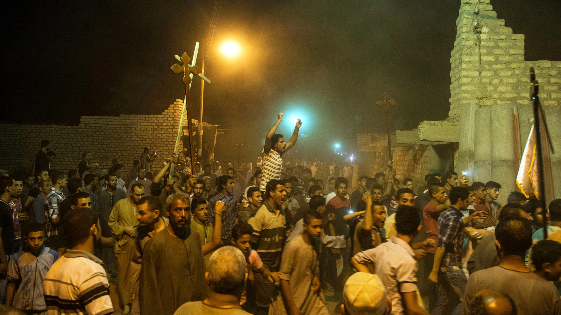Protestas tras el atentado en Egipto