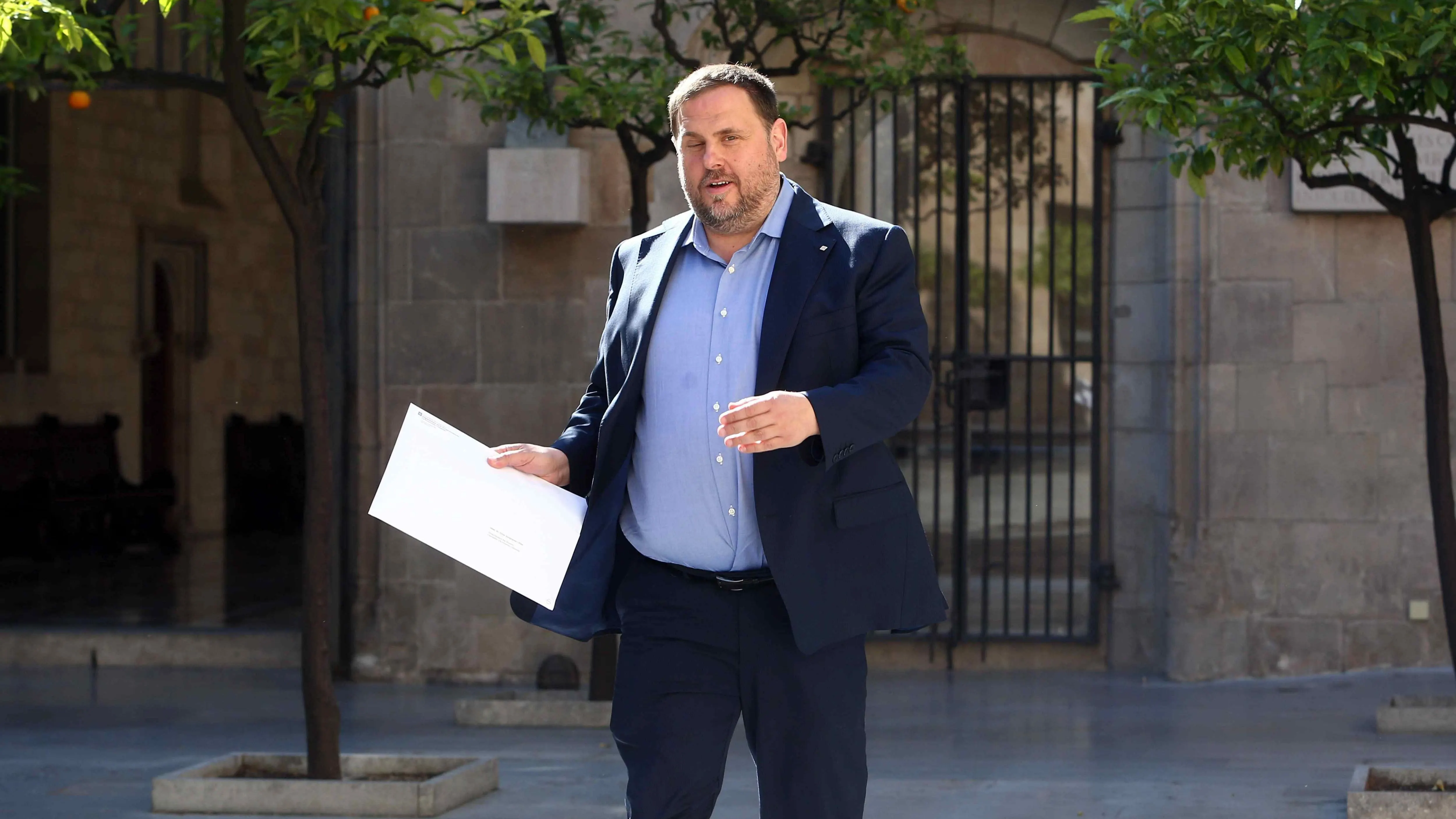 El exvicepresidente de la Generalitat, Oriol Junqueras