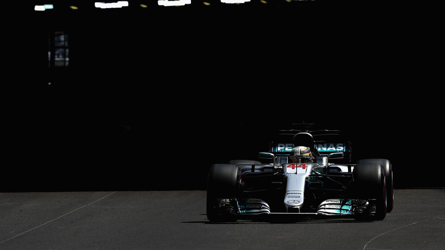 Lewis Hamilton, en la clasificaci&oacute;n del GP de M&oacute;naco