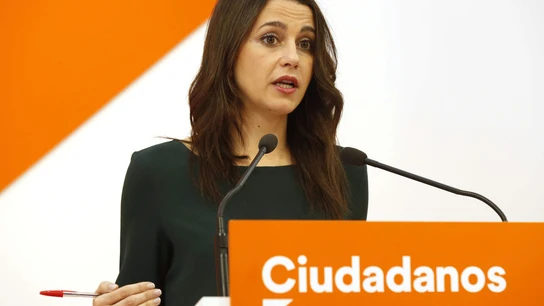 La portavoz de Ciudadanos, Inés Arrimadas La portavoz de Ciudadanos, Inés Arrimadas
