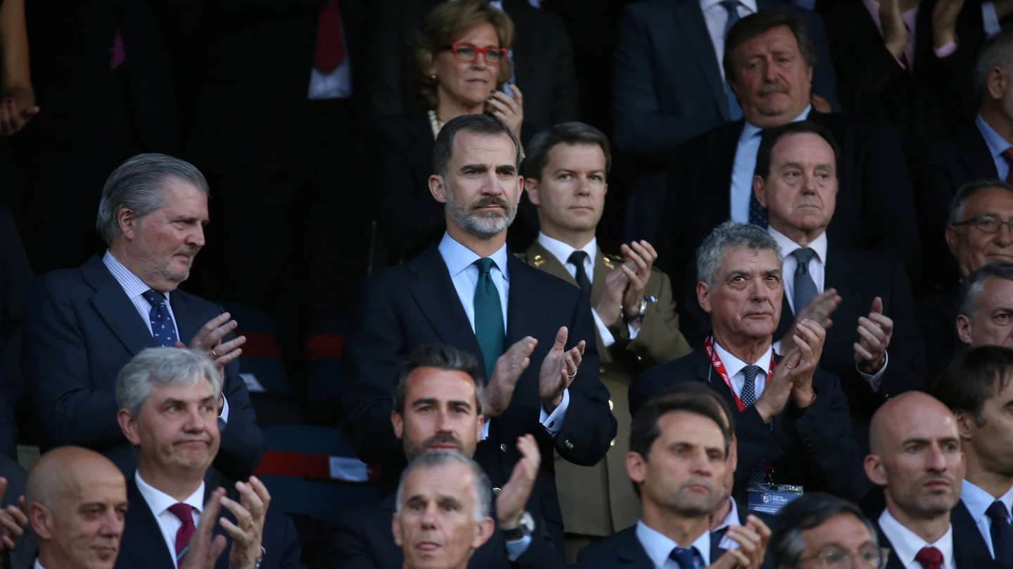 Felipe VI, en el palco del Vicente Calderón Felipe VI, en el palco del Vicente Calderón