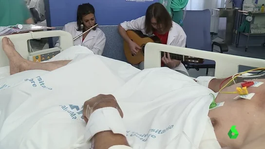 Músicos de Música en Vena participando en el proyecto Músicos de Música en Vena participando en el proyecto