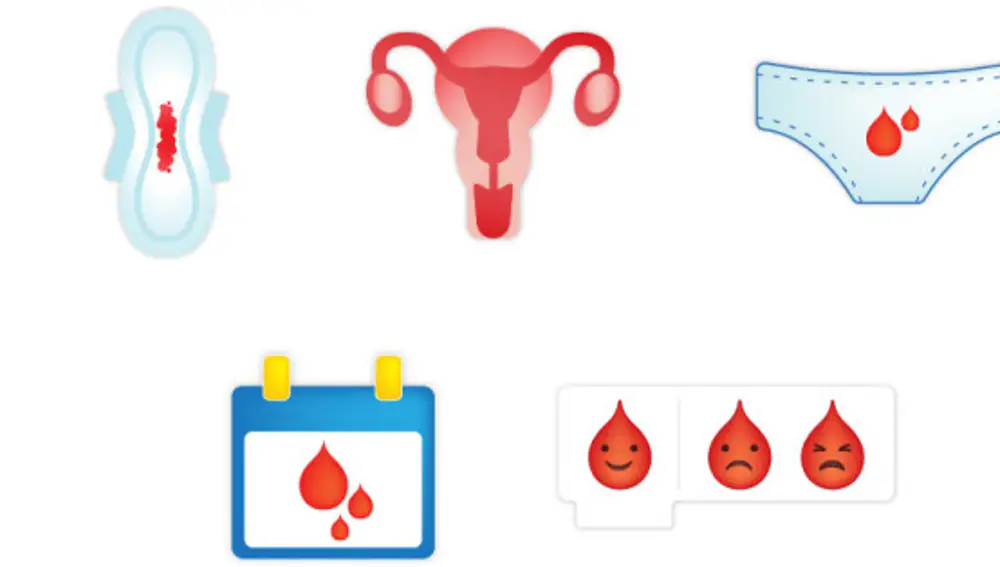 Emoji de la menstruación