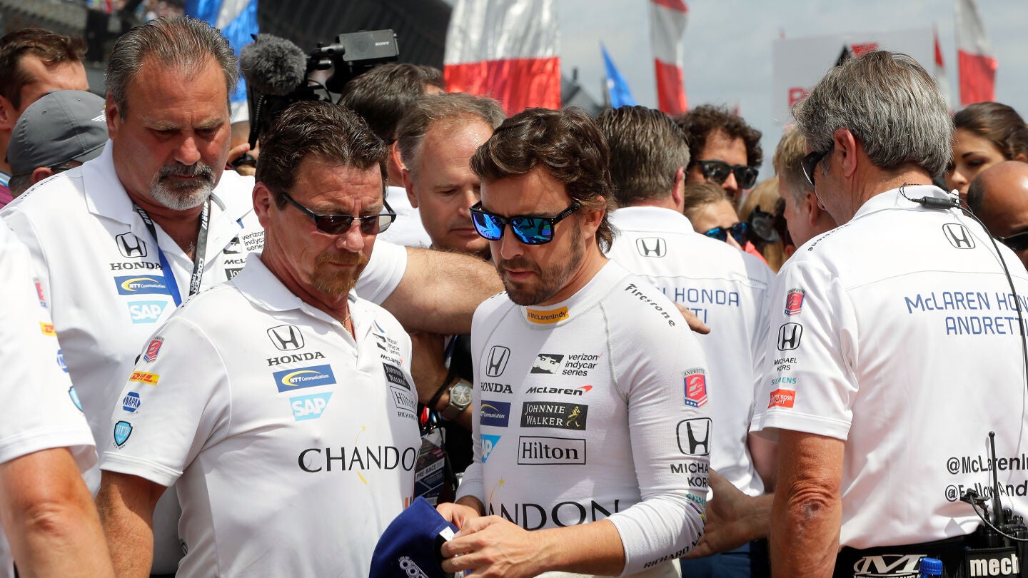 Fernando Alonso, en Indian&aacute;polis