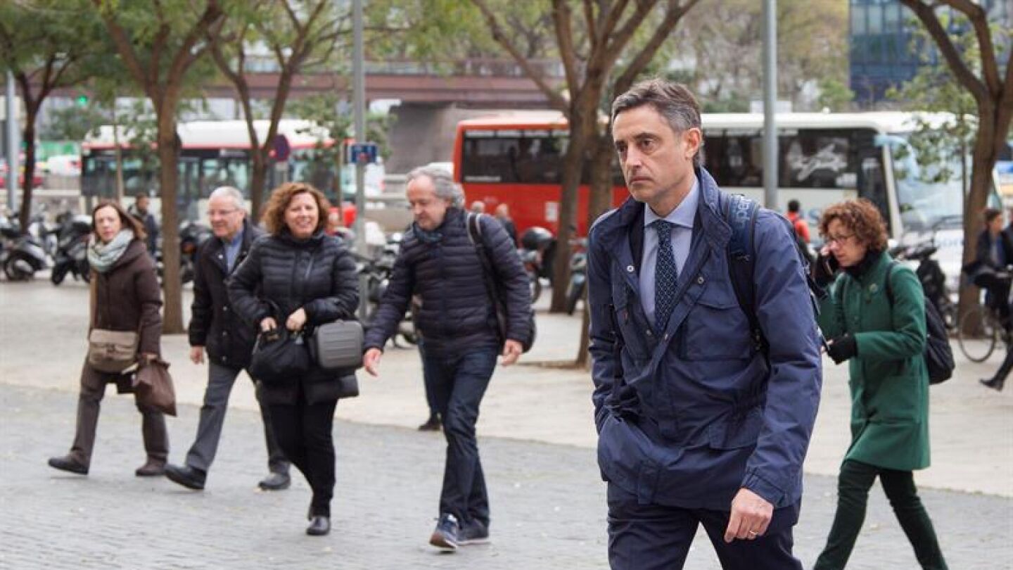 El fiscal Emilio S&aacute;nchez Ulled llega a la Ciutat Judicial