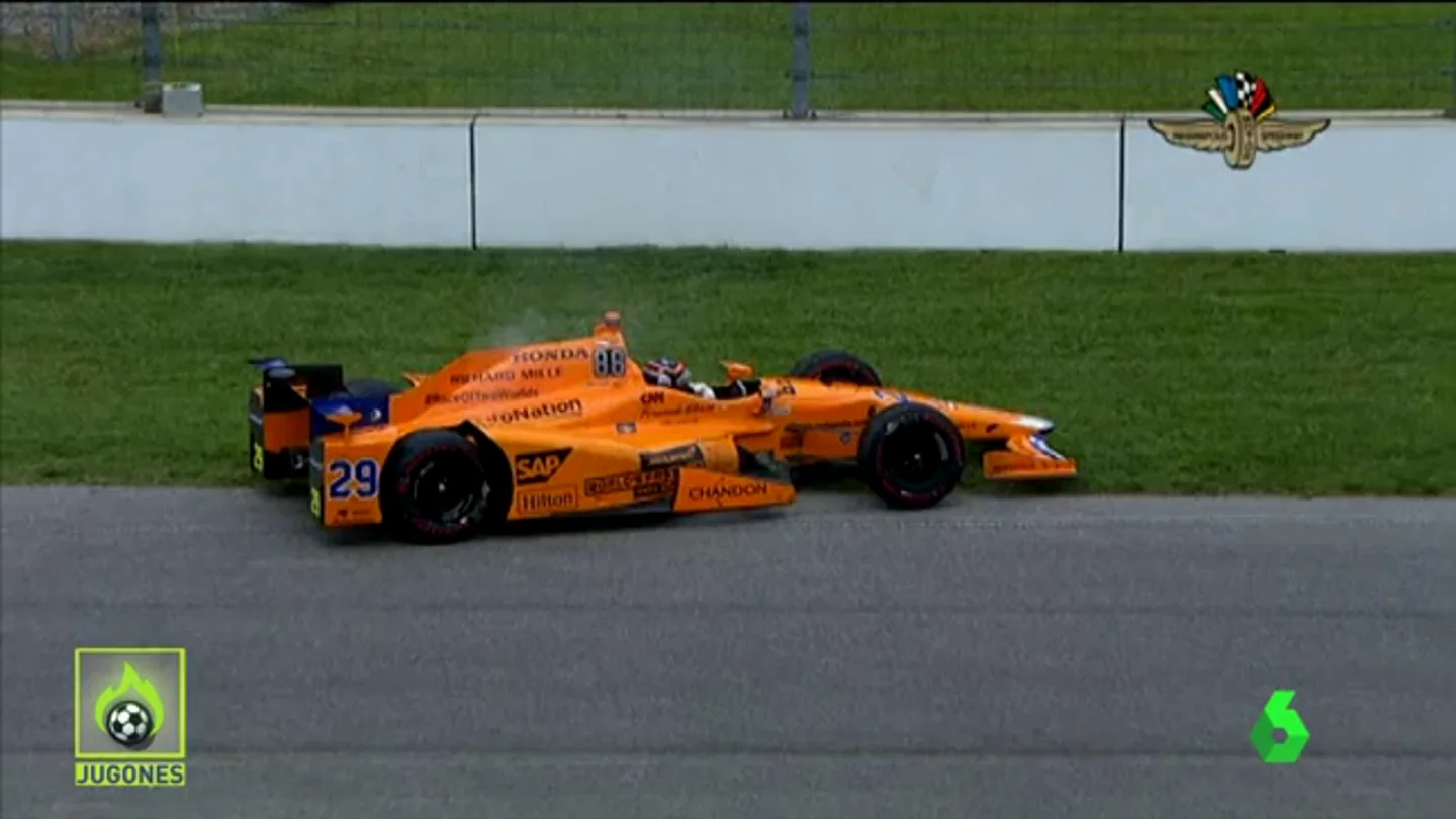 Frame 31.98848 de: EL MOTOR DEJA TIRADO A ALONSO Frame 31.98848 de: EL MOTOR DEJA TIRADO A ALONSO
