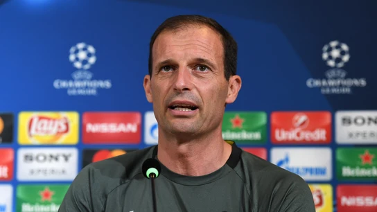 Allegri, en la rueda de prensa Allegri, en la rueda de prensa