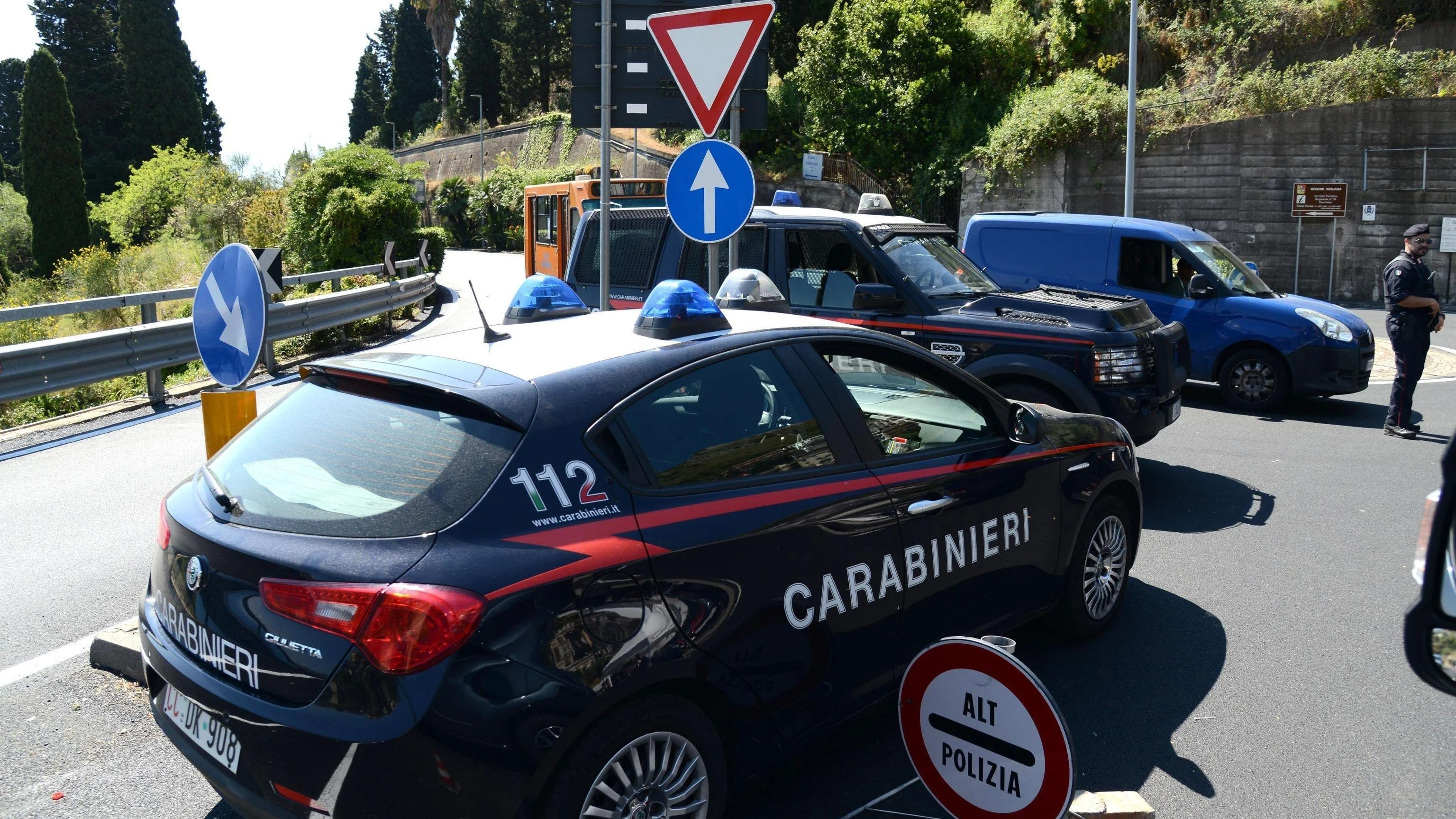 Policía italiana. 