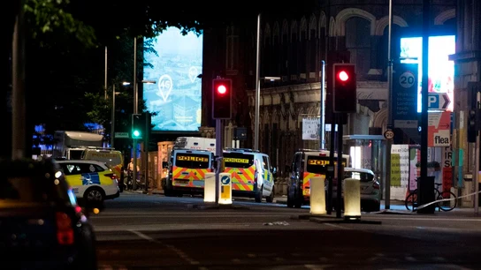 Imagen del lugar del ataque en Londres Imagen del lugar del ataque en Londres
