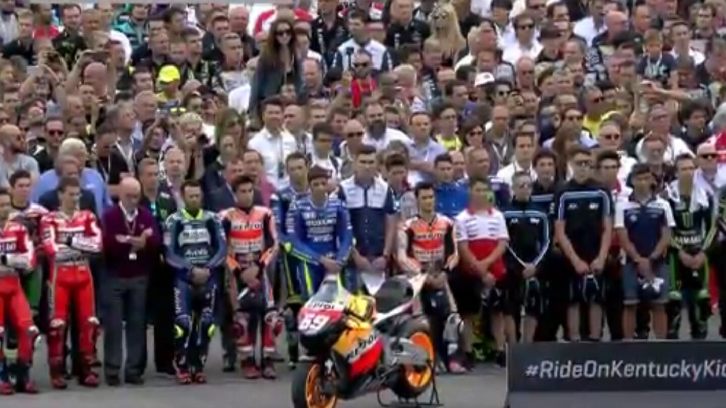 Homenaje a Nicky Hayden en Mugello