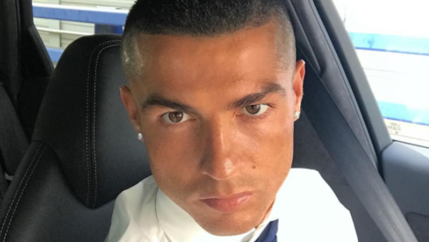 Cristiano Ronaldo y su nuevo look