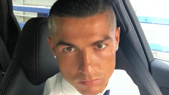 Cristiano Ronaldo y su nuevo look