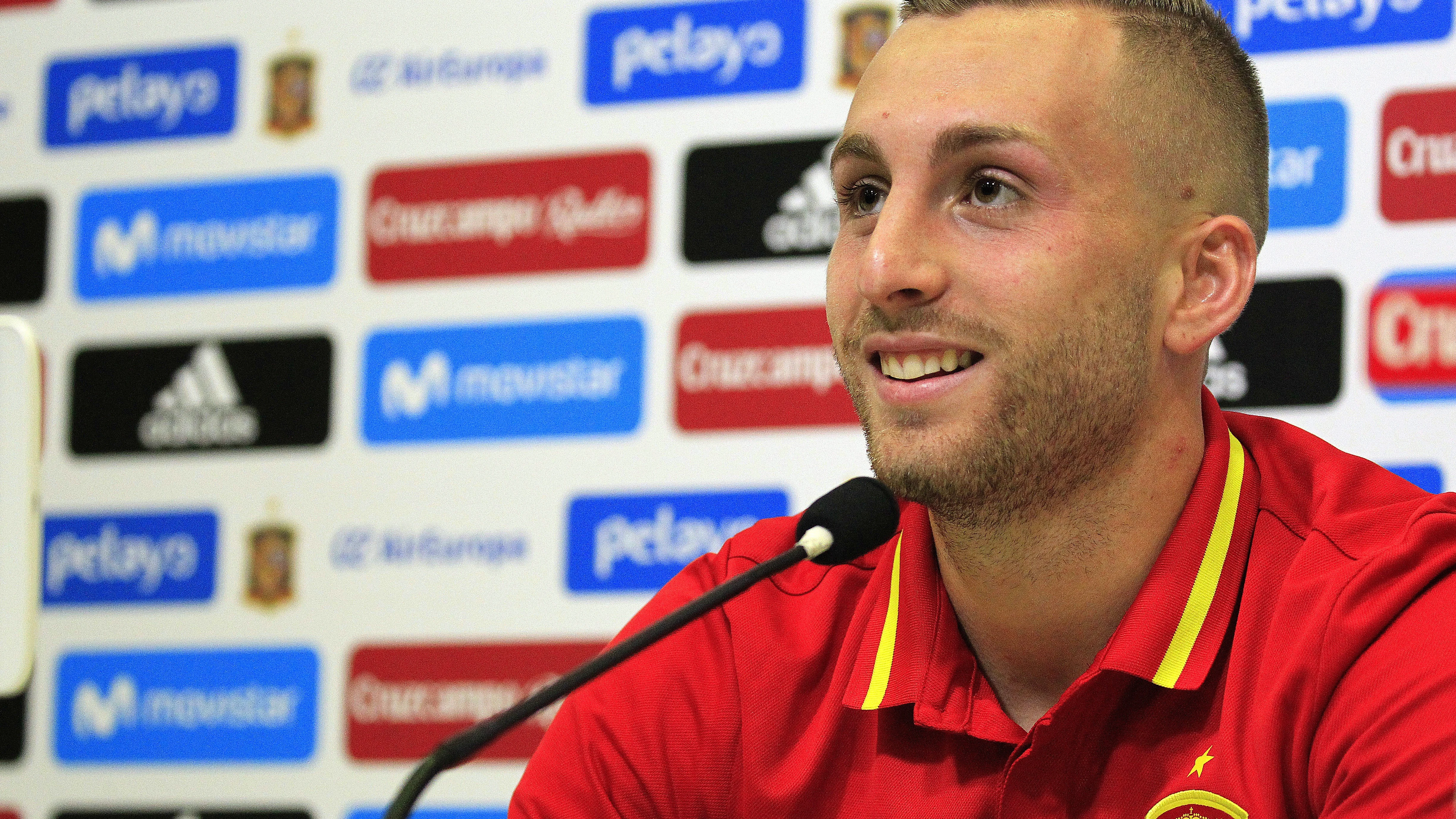 Deulofeu, en la rueda de prensa