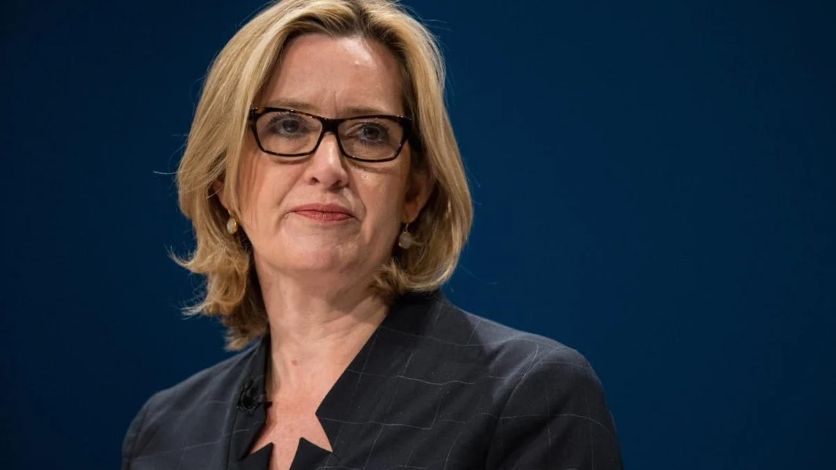 Amber Rudd, ministra británica de Interior