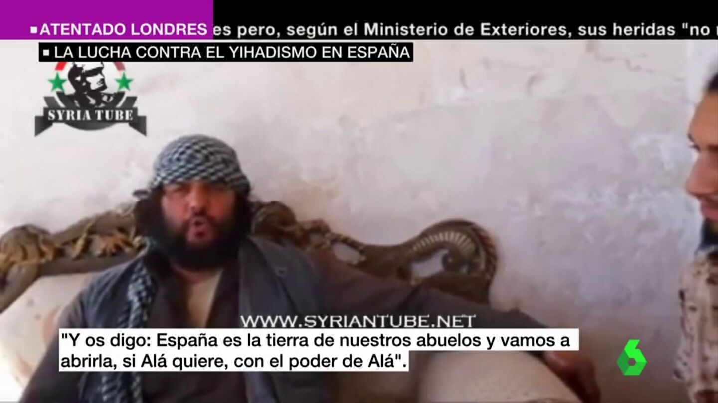 Frame 9.261585 de: V&iacute;deos amenazantes, fotograf&iacute;as de monumentos, reclutamiento yihadista... Espa&ntilde;a, en el punto de mira de Daesh