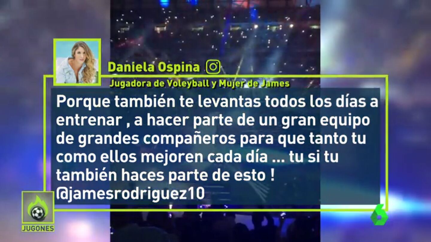 Frame 29.562857 de: El mensaje de Daniela Ospina, mujer de James, que suena a despedida