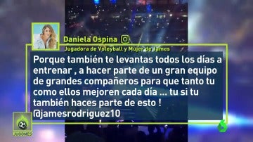 Frame 29.562857 de: El mensaje de Daniela Ospina, mujer de James, que suena a despedida