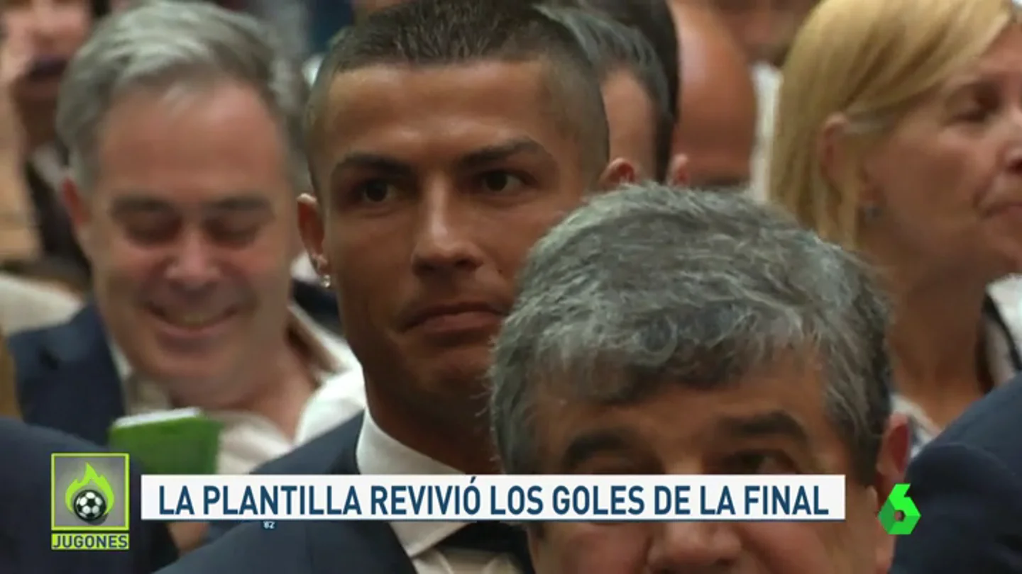 Frame 3.853333 de: Así revivieron los jugadores del Real Madrid los goles de la Duodécima en la Comunidad Frame 3.853333 de: Así revivieron los jugadores del Real Madrid los goles de la Duodécima en la Comunidad