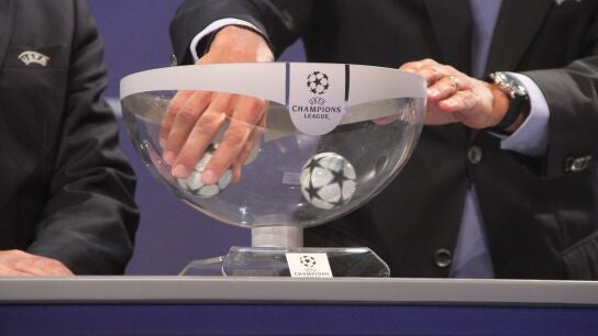 Imagen de un sorteo de la Champions