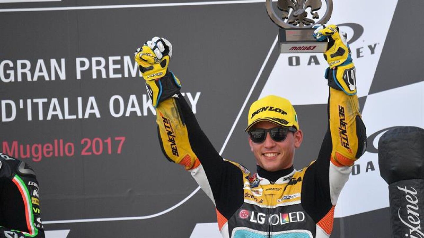 El piloto de Moto3, Juanfran Guevara