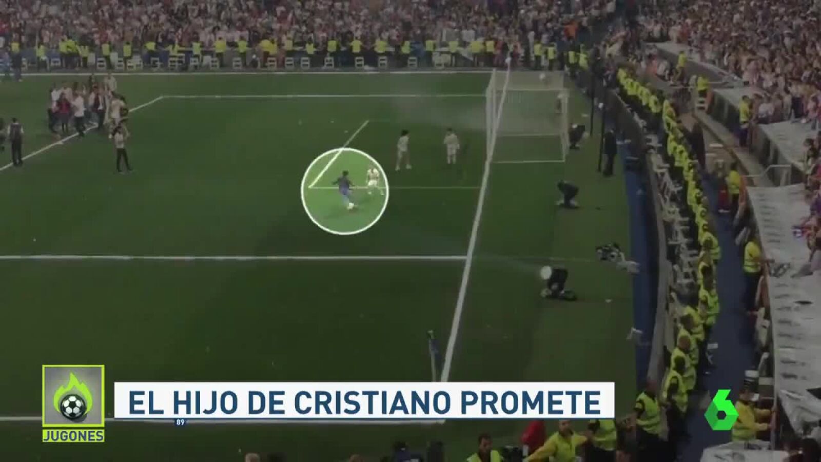 Detalle t&eacute;cnico del hijo de Cristiano Ronaldo