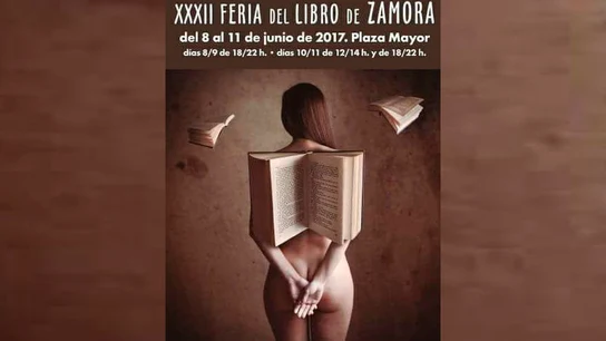 El polémico cartel de la Feria del Libro de Zamora El polémico cartel de la Feria del Libro de Zamora