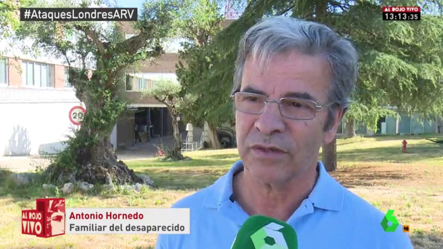 Frame 31.884731 de: Familiar del espa&ntilde;ol desaparecido en el atentado: "No saber nada trat&aacute;ndose de Londres es inconcebible"