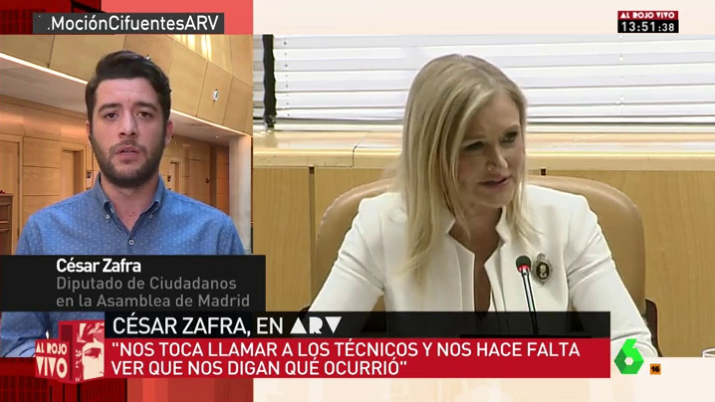 Frame 97.753859 de: C&eacute;sar Zafra: "A Podemos le ha apetecido montar el show de la semana con la moci&oacute;n contra Cifuentes"