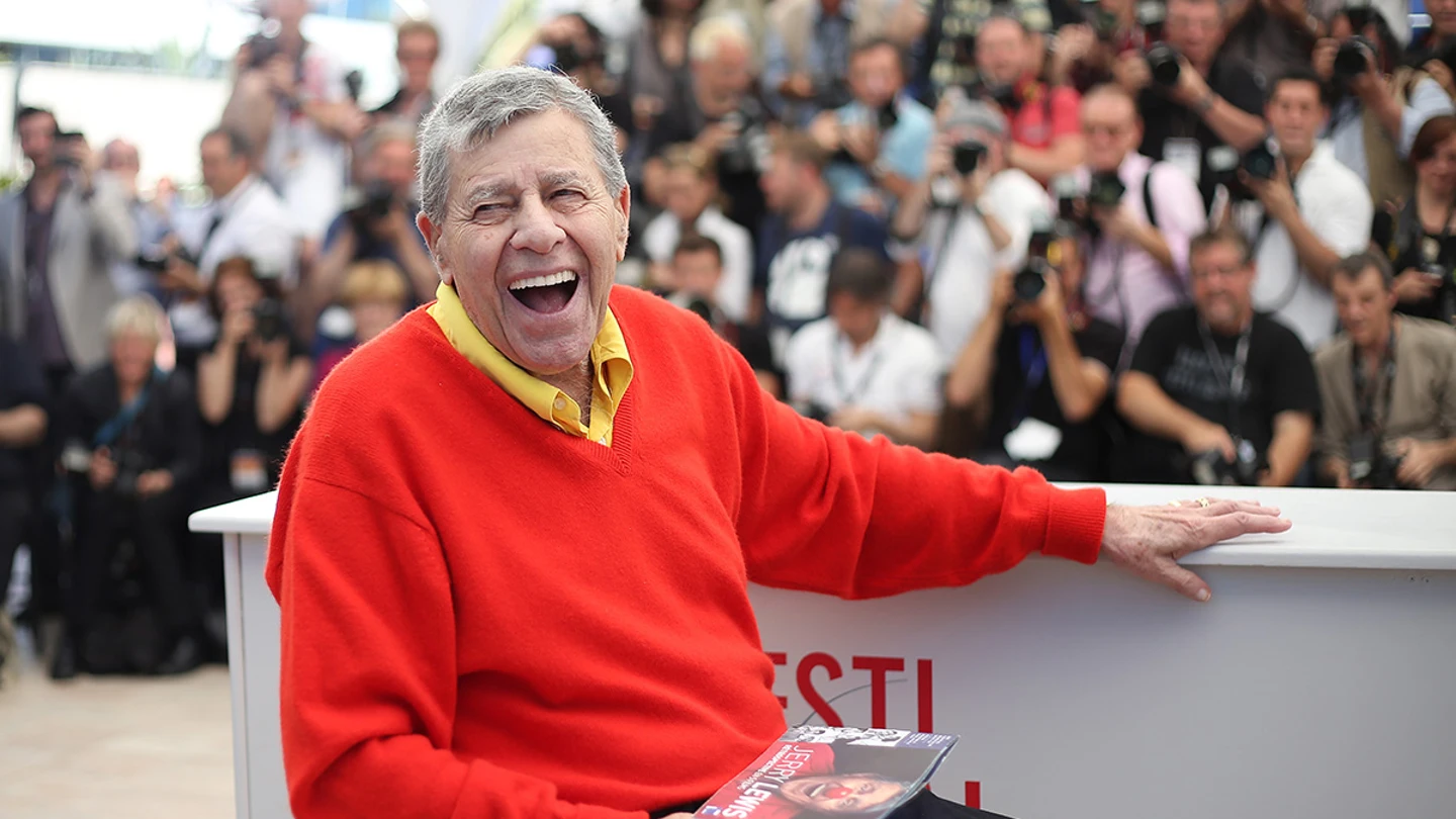 Jerry Lewis en el Festival de Cannes en 2016 Jerry Lewis en el Festival de Cannes en 2016