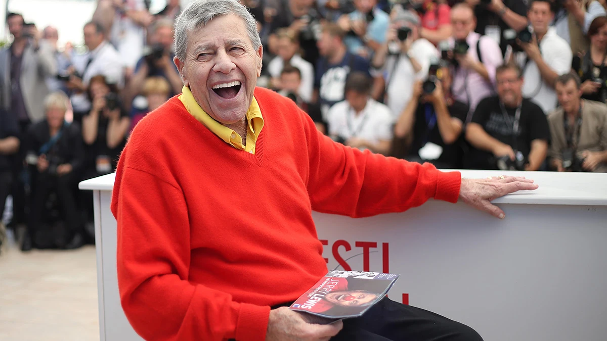 Jerry Lewis en el Festival de Cannes en 2016