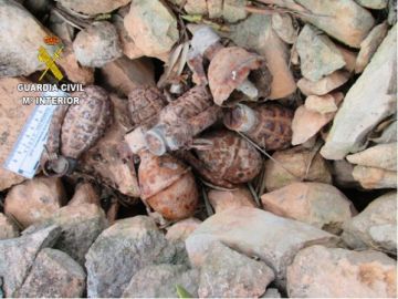 Hallan tres bombas y siete granadas de la Guerra Civil en Tarragona Hallan tres bombas y siete granadas de la Guerra Civil en Tarragona