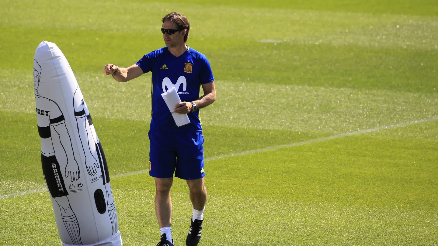 Julen Lopetegui, en las Rozas Julen Lopetegui, en las Rozas