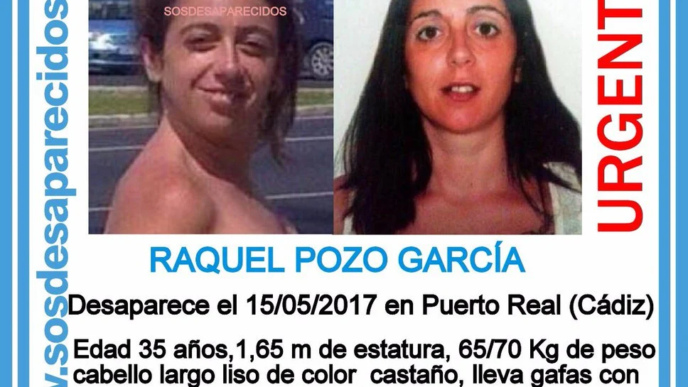 Raquel Pozo Gracía, desaparecida en Cádiz Raquel Pozo Gracía, desaparecida en Cádiz