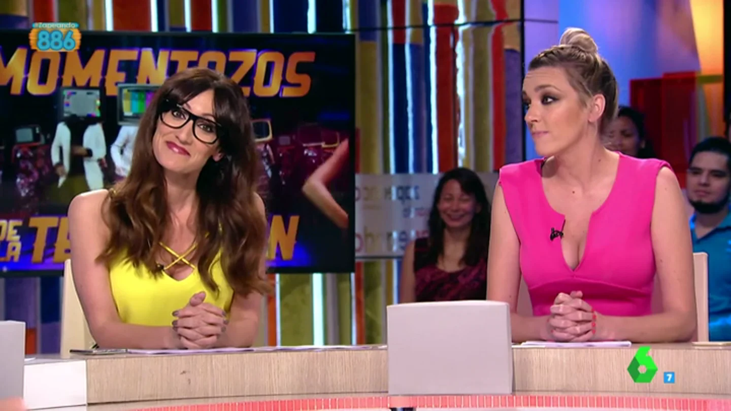 Ana Morgade y Anna Simon en Zapeando Ana Morgade y Anna Simon en Zapeando