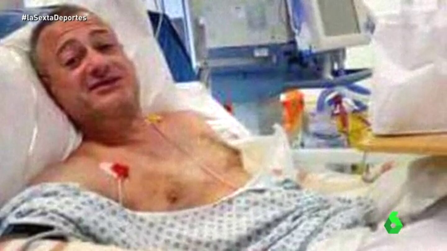 Frame 100.667142 de: Un hombre se enfrent&oacute; a los terroristas del atentado de Londres alardeando ser ultra del Millwall