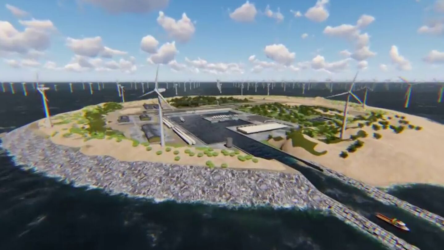 Frame 6.237689 de: 'Dogger Island', la gigantesca isla artificial que suministrar&aacute; energ&iacute;a renovable a 80 millones de personas en Europa