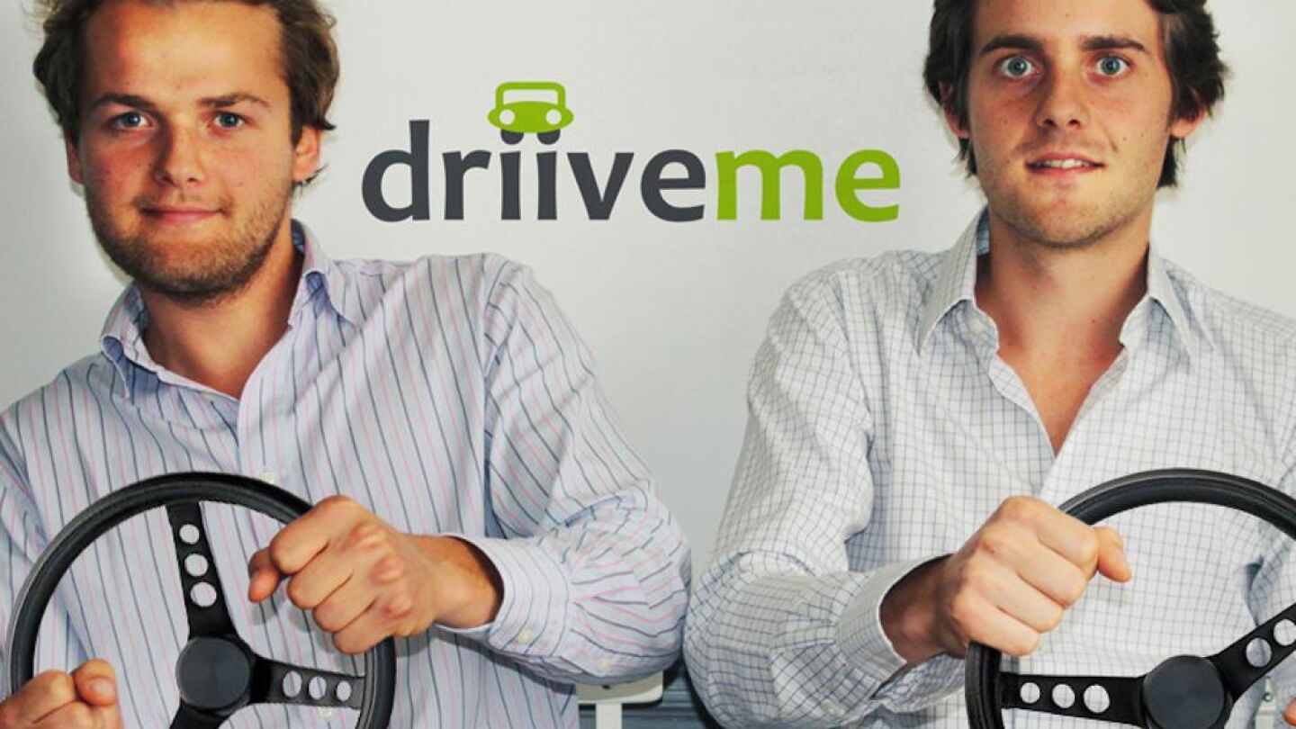 Alexandre y Geoffroy Lambert, fundadores de la plataforma Driiveme