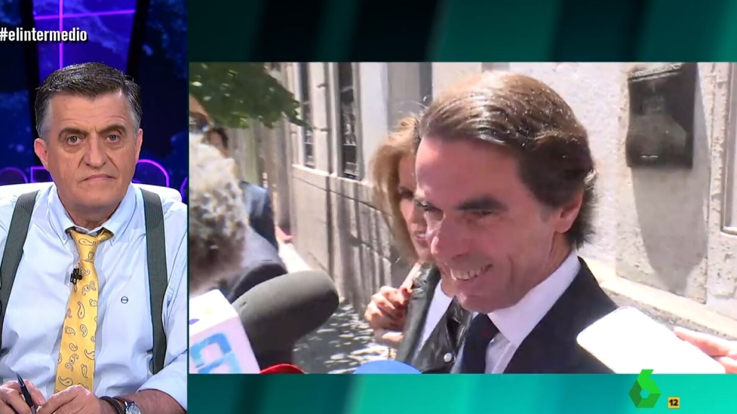 El Gran Wyoming y Jos&eacute; Mar&iacute;a Aznar