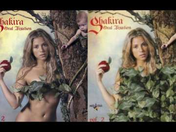 Censura en la portada de 'Oral Fixation: Vol. 2', de Shakira Censura en la portada de 'Oral Fixation: Vol. 2', de Shakira
