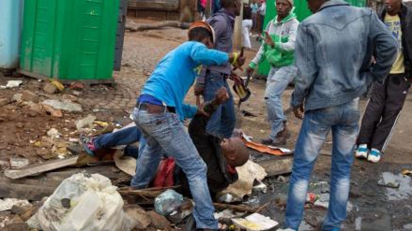 Suburbio de Alexandra, en la provincia de Gauteng en Mozambique