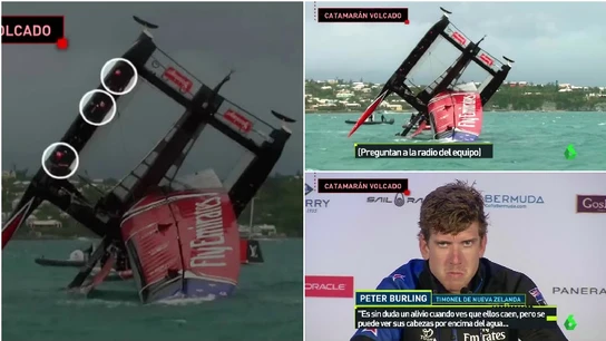 Espectacular accidente en la Copa América Espectacular accidente en la Copa América