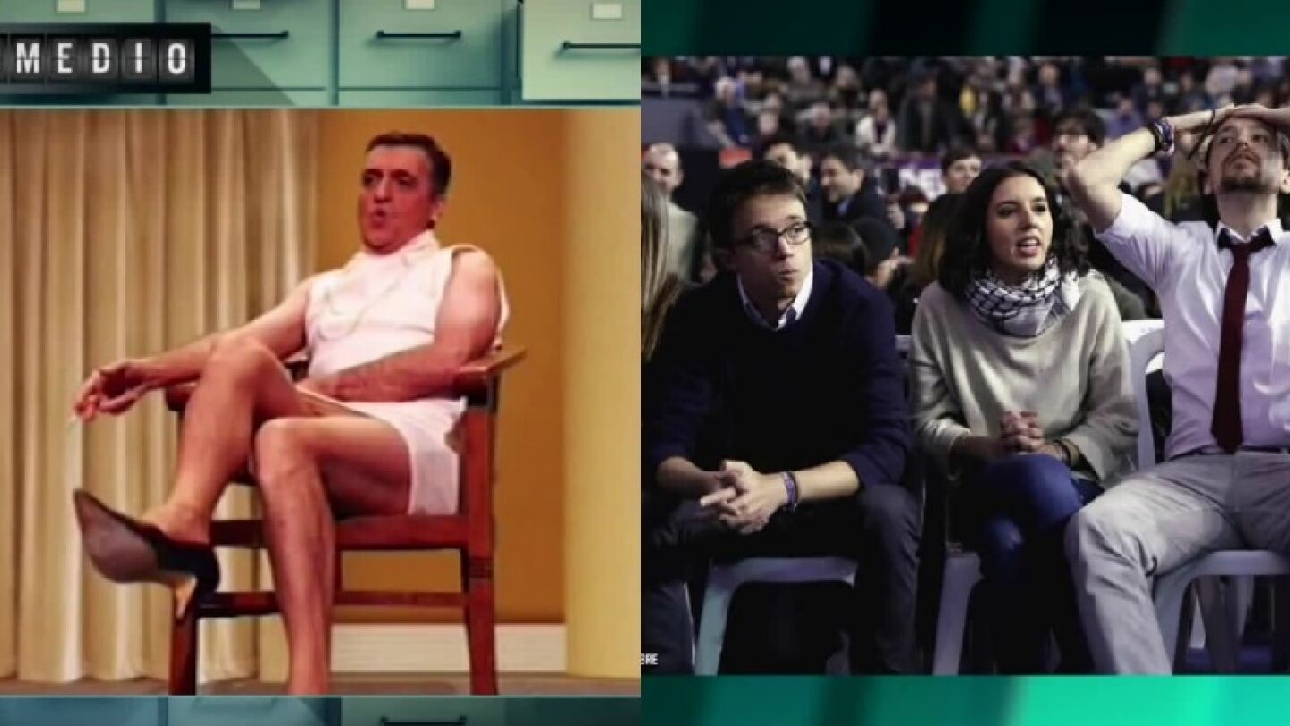 El Gran Wyoming y Pablo Iglesias