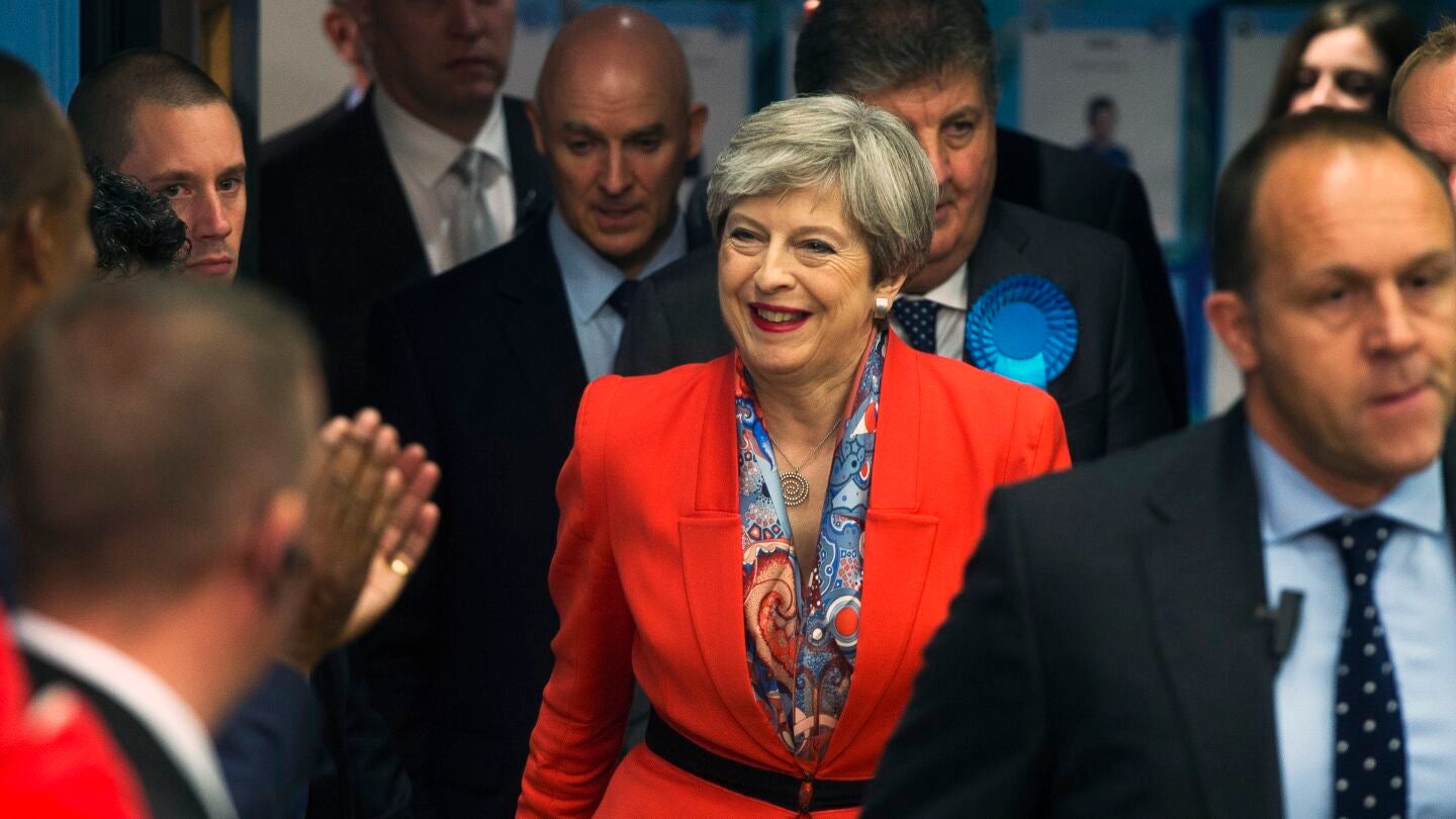La primera ministra brit&aacute;nica, Theresa May