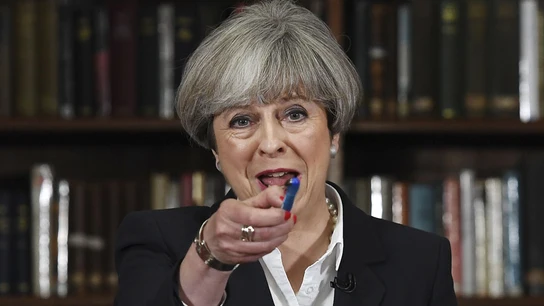 Theresa May en una imagen de archivo Theresa May en una imagen de archivo